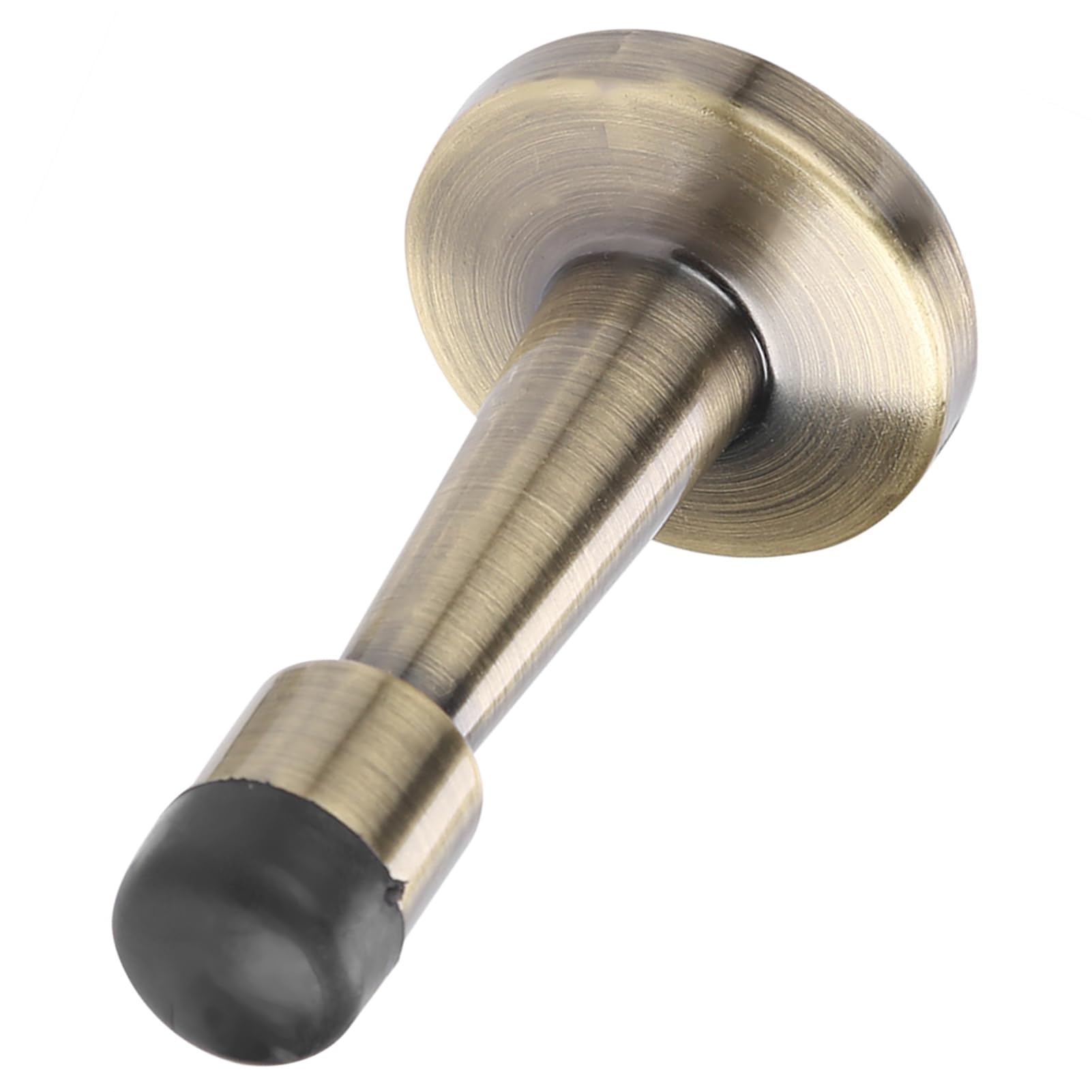 Qcwwy Drzwi Stopper Trwałe Cynklegy -Cubber -Collision for Home Hotel Office -Brushed Bronze Kolor (Górna część drzwi ze stopu Qinggu mały)