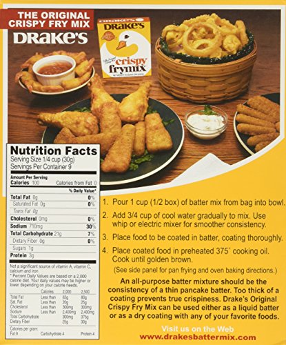 Drakes Crispy Fry Mix, 10oz