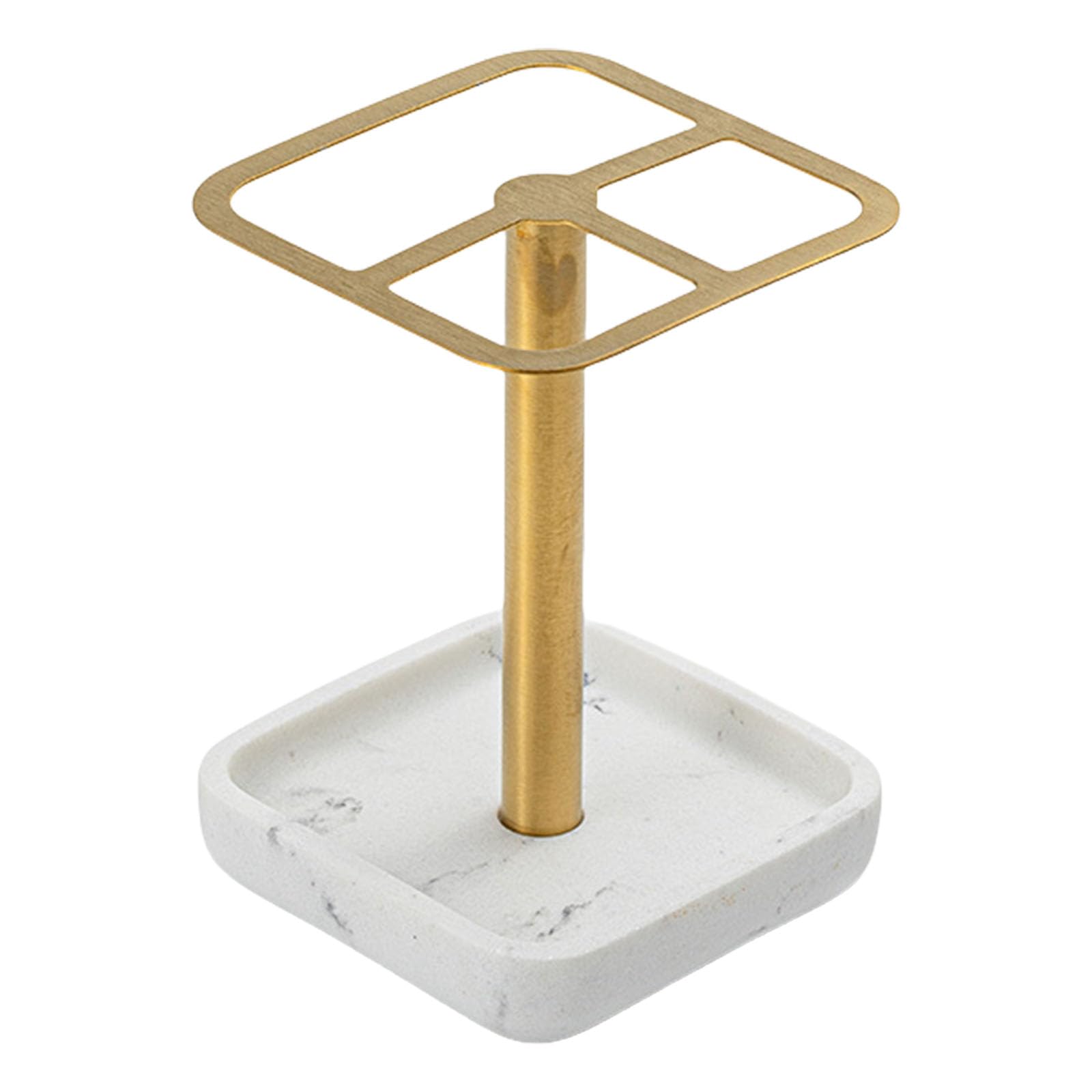 Steel Toothbrush Holder Bathroom Organizers for Vanitys Countertops Durability and Rusts Resistant Stand Storage Tray Toothpaste Rack