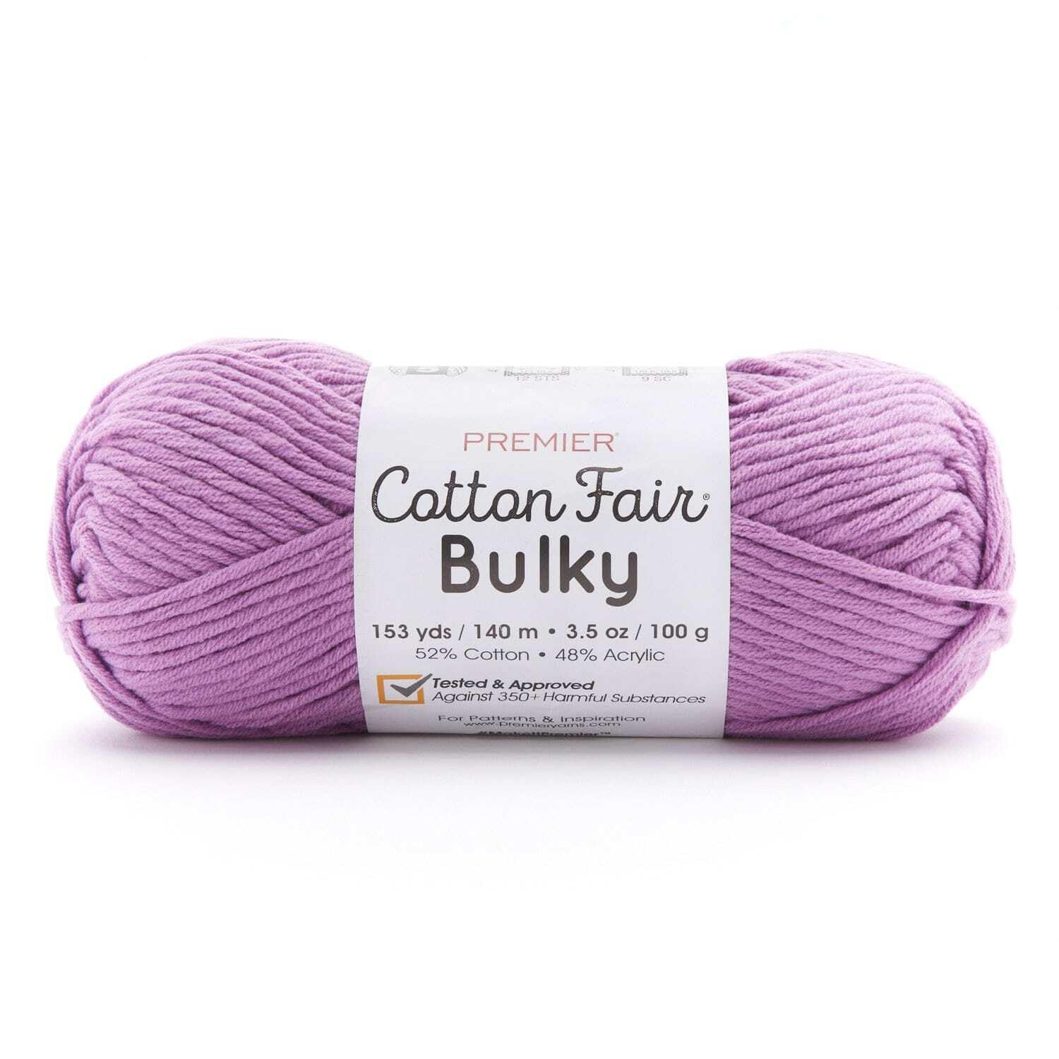 Premier Cotton Fair Bulky Orchid 2081-09 hilo para jerséis de otoño