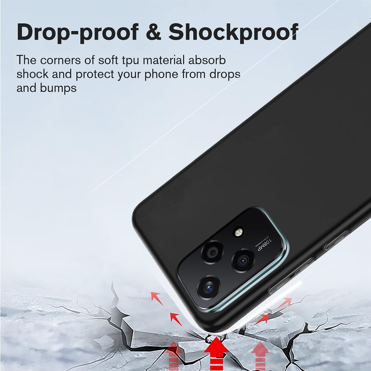HuiYouMY 2-in-1 Case + Phone holder Ring Compatible with Honor 200 Lite Cover for Honor 200 Lite - Image 3