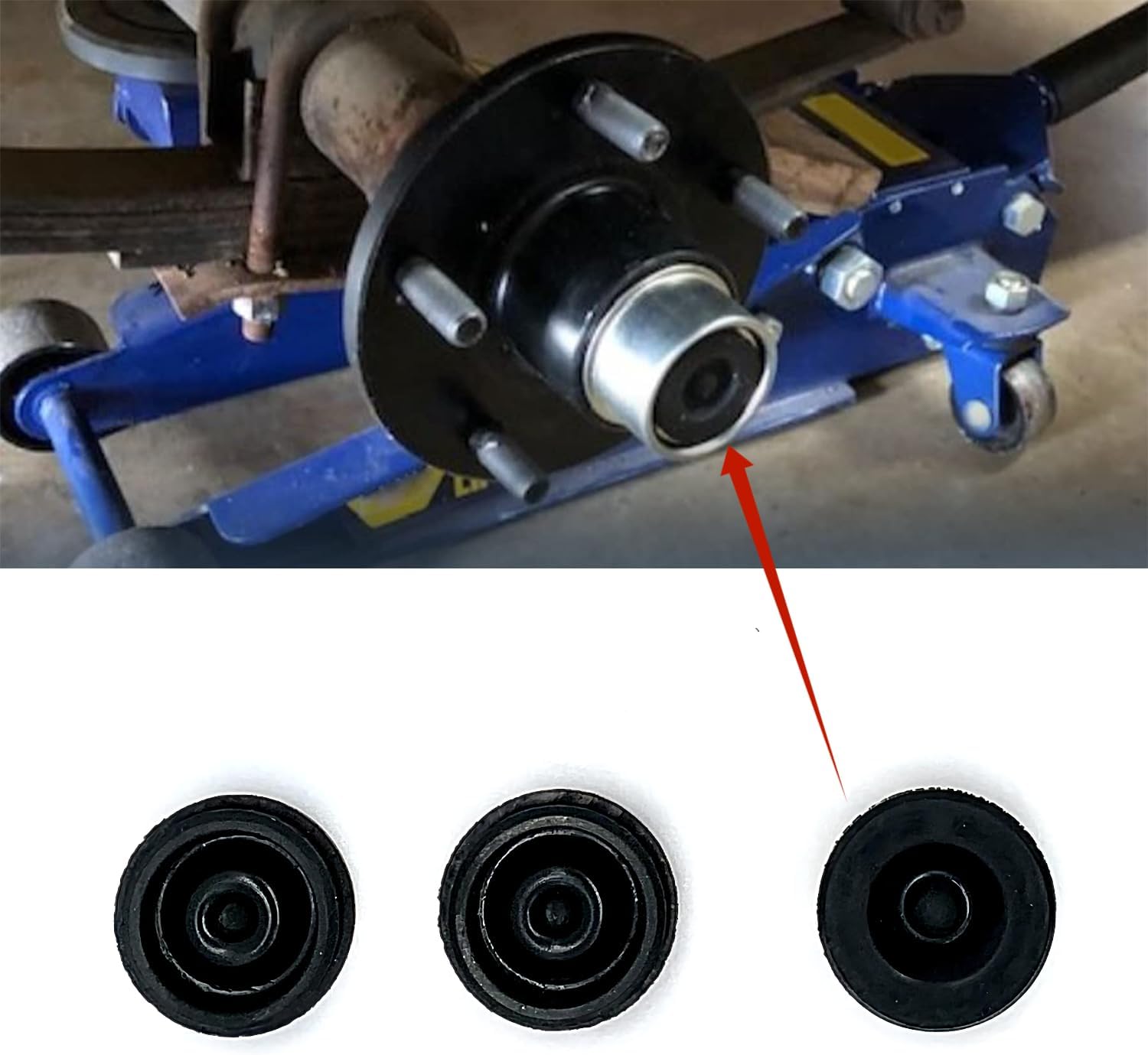 Grease Plug Hub Dust Caps Fits for Dexter EZ Lube Trailer Camper Axle (20 Pack) (Grease Plug Hub Dust Caps 20PC)