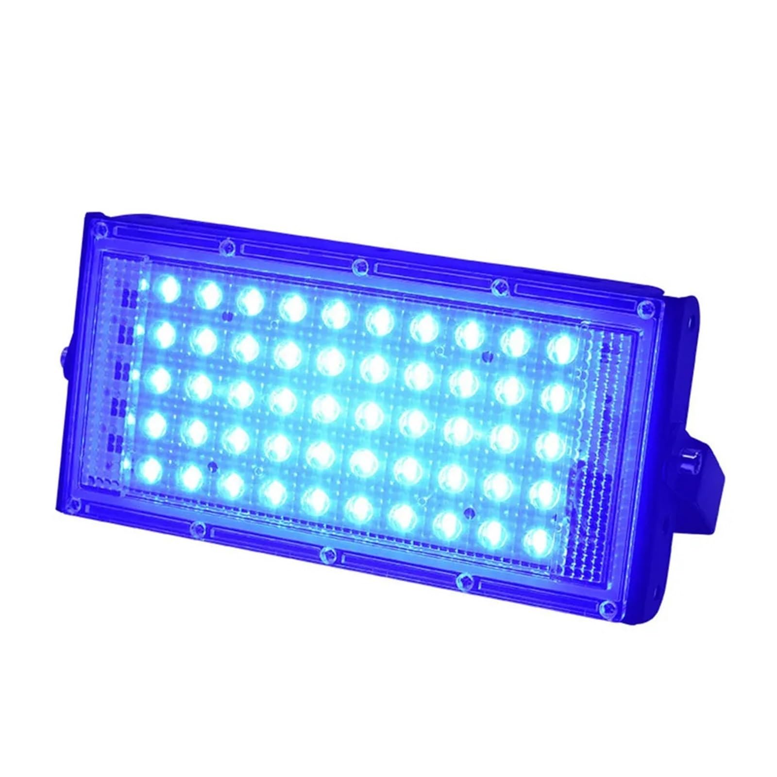 Proiettore per esterni, Proiettore LED blu/bianco da 50 W, illuminazione for esterni, riflettore impermeabile IP66, proiettore esterno, faretto di messa a fuoco(Blue)