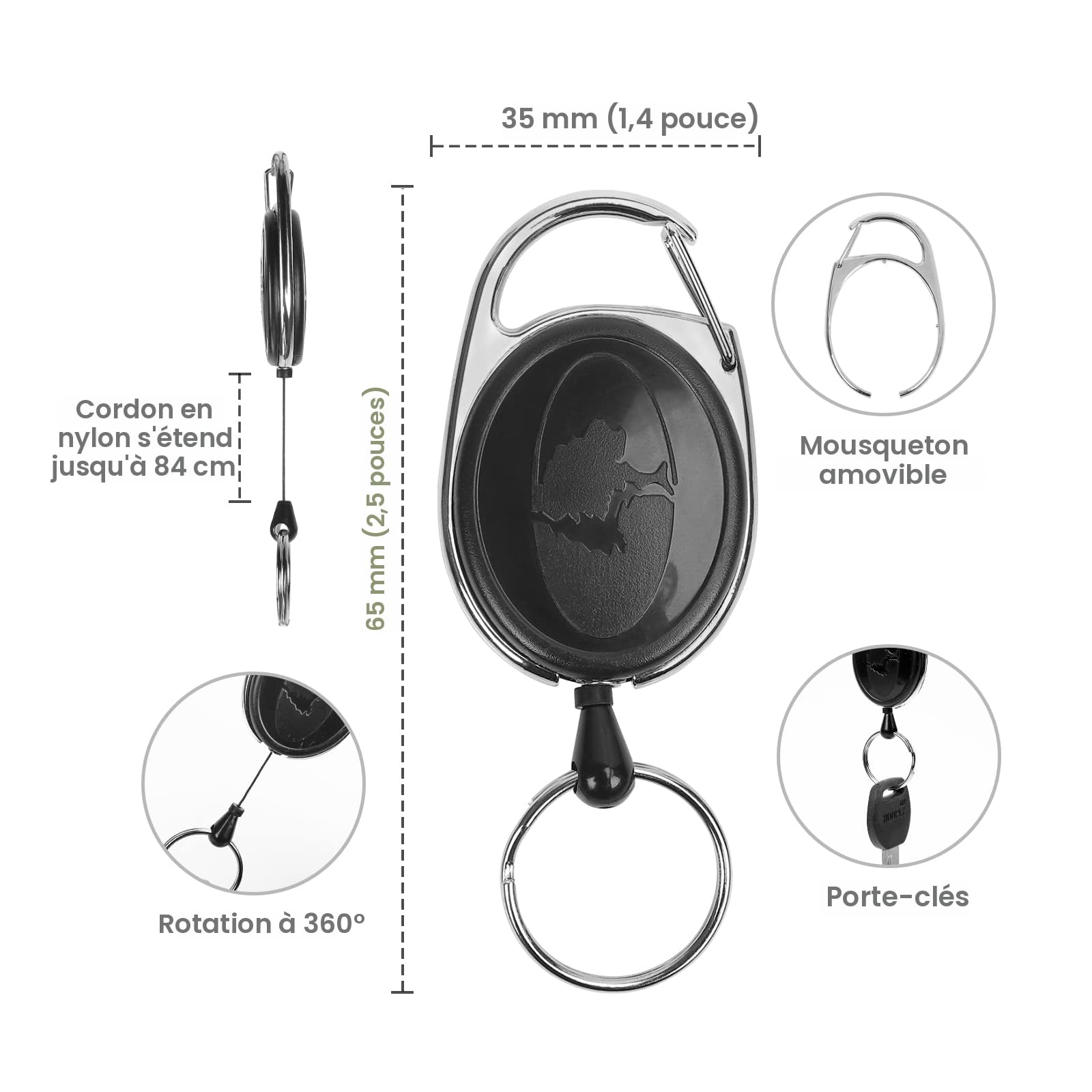 Kit D’outils De Pêche ProAngler 4 Pièces – Couteau à Filet, Pince, Pince à Lèvres, Ciseaux