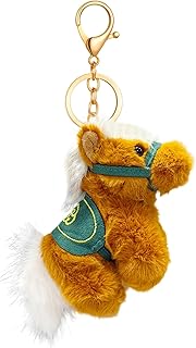 [yupeuooe] 馬のバッグチャーム | 2026新年人形コレクタブル - 高さ10cmのぬいぐるみ馬プラッシュオーナメント | 女性 男性 彼女 女の子 男の子 子供 誕生日 財布 バックパック 部屋の装飾 用