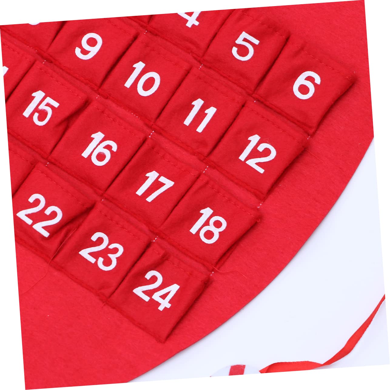 Ciieeo 2 Piezas calendario de adviento de papa noel cartel colgante rústico de granja calendars ornamento calendario de cuenta regresiva de navidad calendario navideño rural