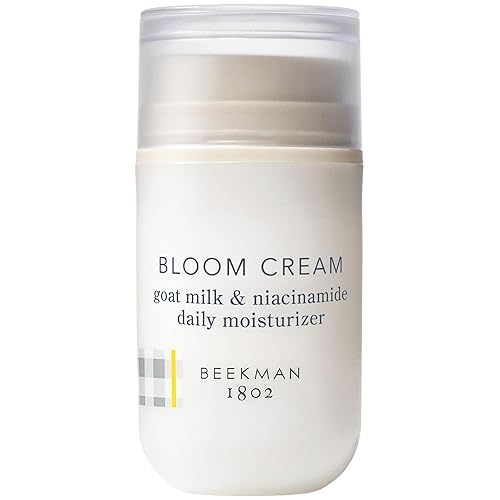 Miniatura 8 de Beekman 1802 Bloom Cream - Crema hidratante facial de leche de cabra, 0.5 onzas líquidas, ligera, suave, profundamente hidratante y nutre la barrera