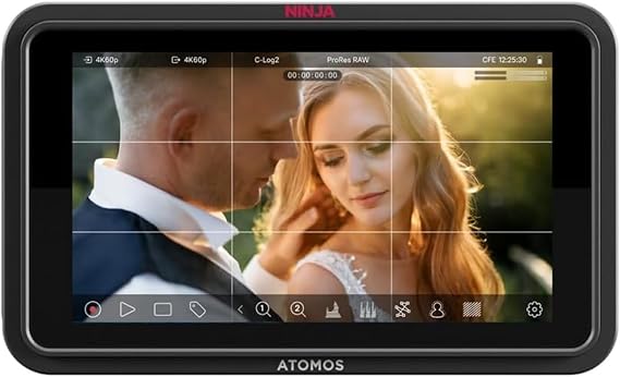 Atomos Ninja TX GO 5-inch Camera Monitor-Recorder, HDMI CFexpress Wi-Fi HDR Touchscreen ProRes RAW