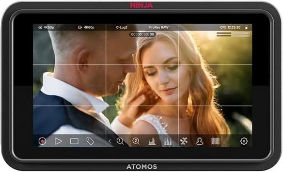 Atomos Ninja TX GO 5-inch Camera Monitor-Recorder, HDMI CFexpress Wi-Fi HDR Touchscreen ProRes RAW
