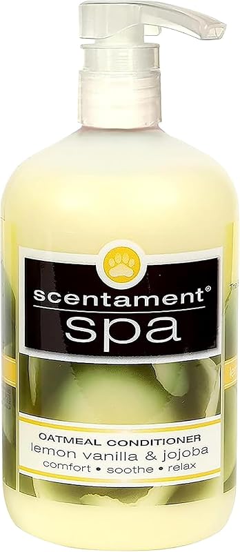 Condicionador para Cães e Gatos Best Shot Scentament Spa com Proteína de Aveia, Limão e Baunilha, 473 mL