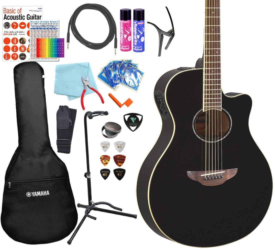 Amazon | ヤマハ エレアコ YAMAHA APX600 BL 初心者 入門 18点 セット