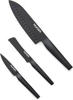 Hurom Fruit & Vegetable Knife Set, Matte Black