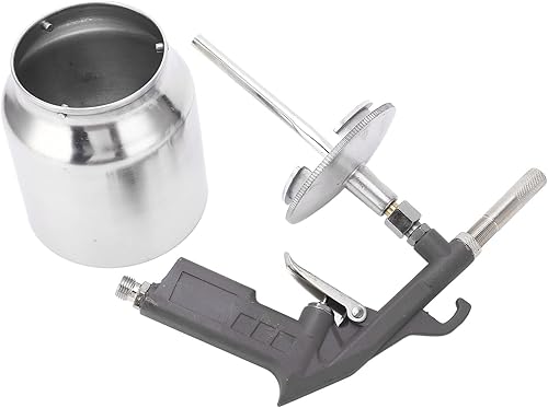 Miniatura 7 de Kit de pistola de chorro de arena, kit de herramientas de pistola de pulverización de chorro de arena con olla de aluminio de 750 CC para limpieza