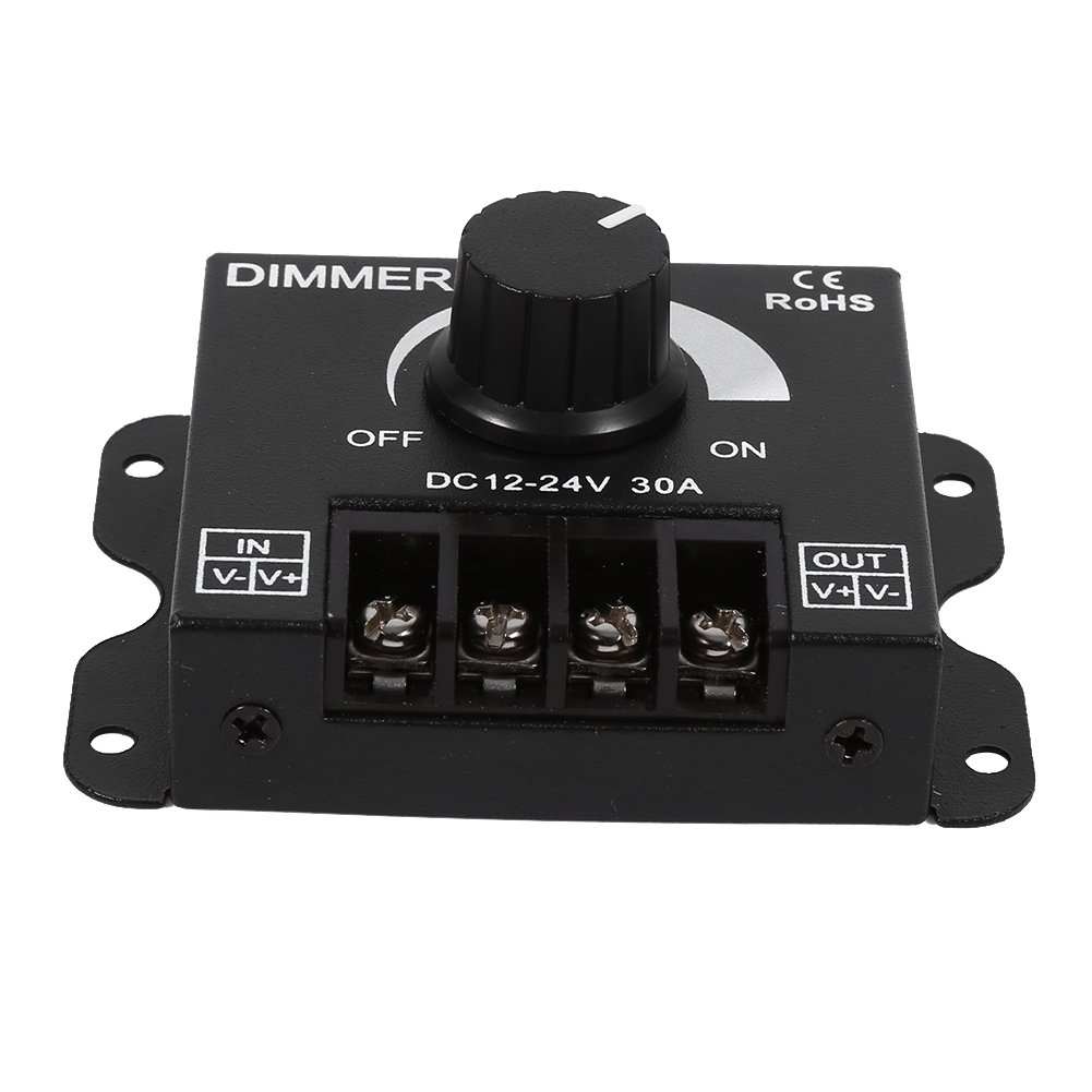 12v-24v 30A Przełącznik Led Sterownik ściemniacza Obsługa Ręczna dla Taśmy świetlnej Jednokolorowy Wariator Ściemniacz Led 12 V Funk Dotykowy 24 V Przełącznik Liniowy 24 V Cct
