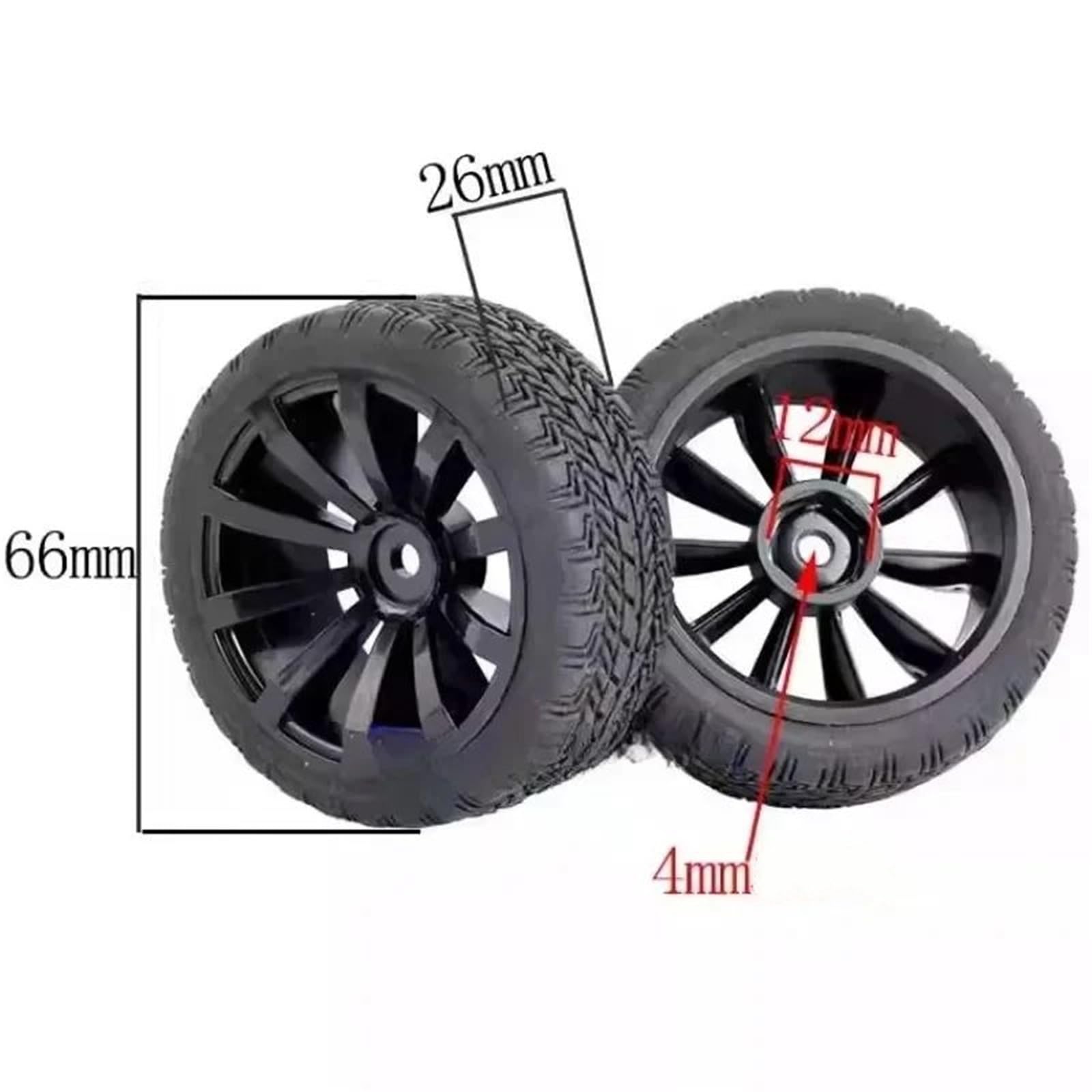 RC Modelli Pezzi Per Hsp 94123 94122 Per Cherry Per Blossom D3 D4 6087 1/10 Rc Auto Piatto Touring Car Per Strada Le Corse Per Tire Grip Parti Aggiornamento(Red)