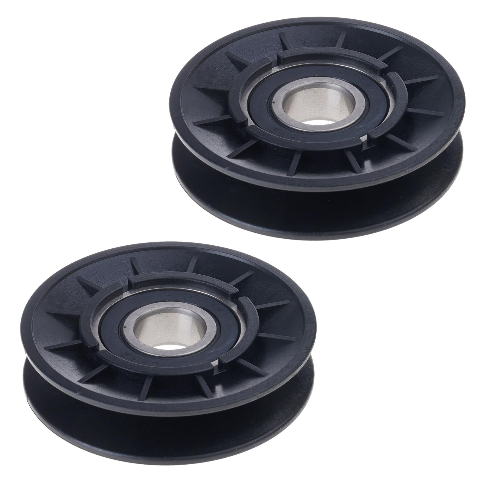 Duty V Idler Pulley Kits 2Piece Replacements for Grass Mowers X140 LA115 LA135 LA145 LA155 LA165 LA175 D110 V Belt Idler Pulley