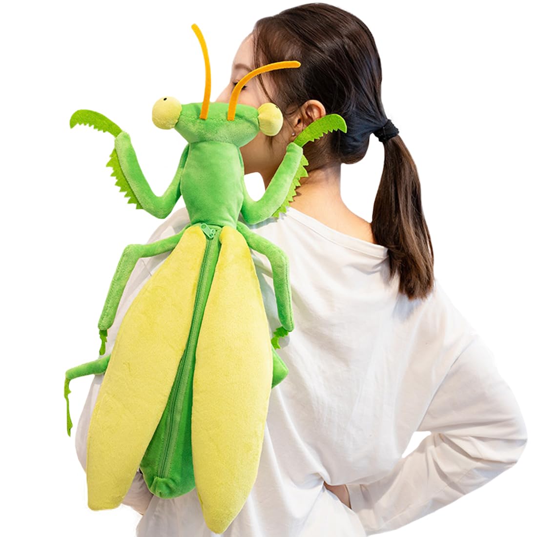 Lifelike Green Mantis Stuff Bug Toy Sword Mantis Plush Insect/17''