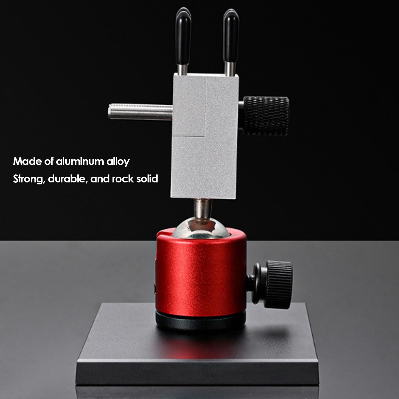 Yctze Morsetto da Tavolo Piccolo, Mini Morsa da Banco con Larghezza di Impugnatura Regolabile, Morsa da Banco Ruotabile a 360° in modalità Portatile Convertibile con Base, Ideale per la Creazione di