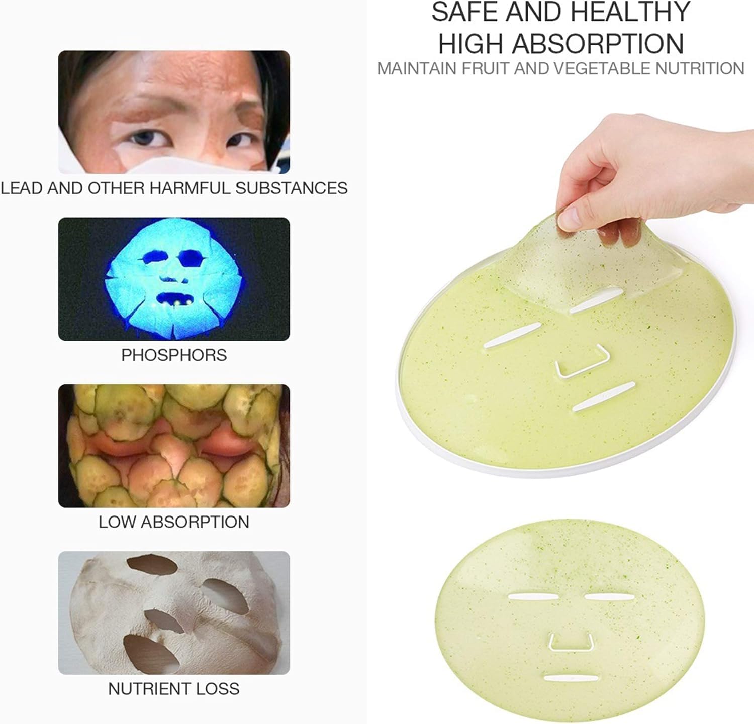 Automatischer Gesichtsmasken-Maker aus Obst und Gemü, DIY-Gerät für natürliche Hautpflege, mit 5-Minuten-Schnellmaskenherstellung, für das Home-Spa