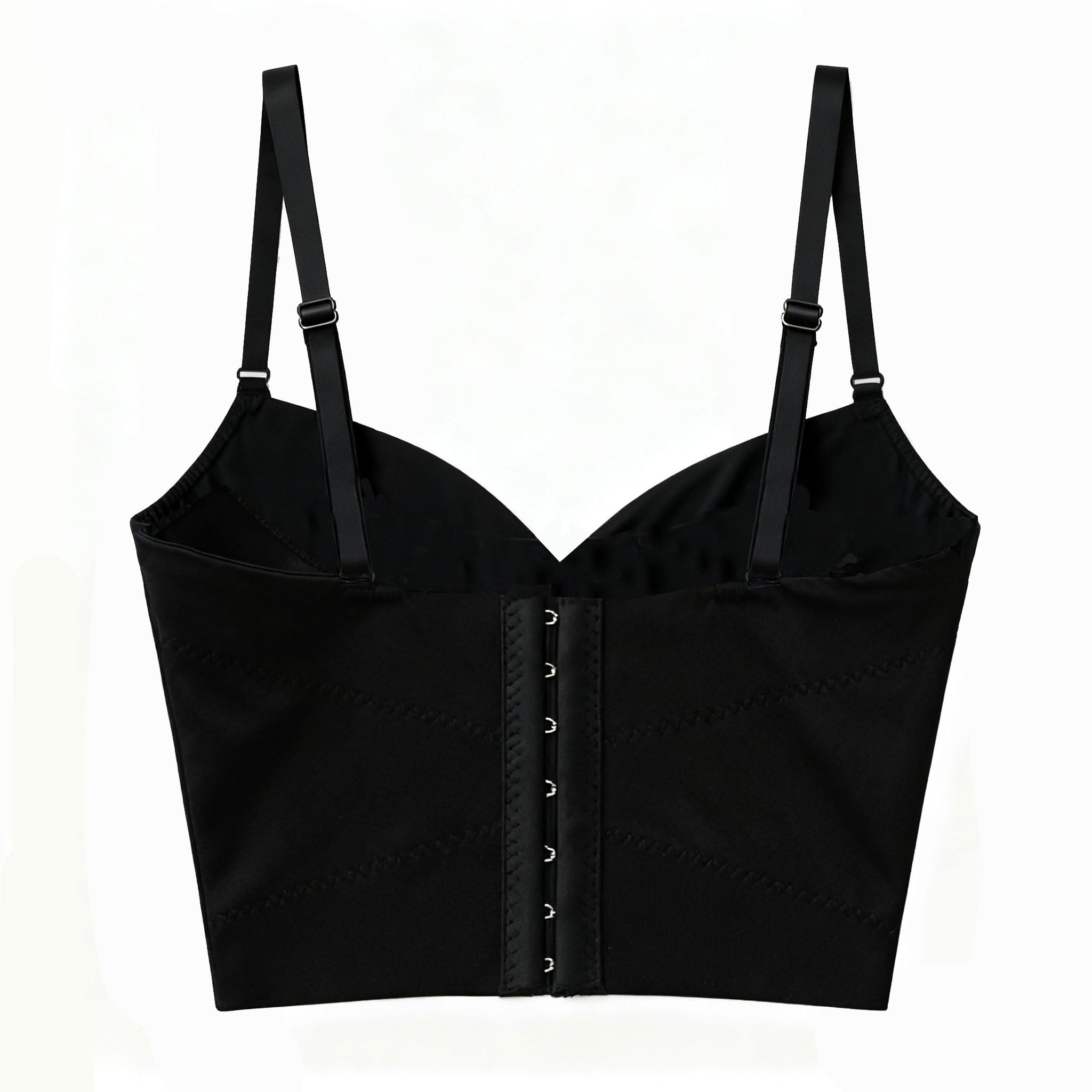 ROYAL SMEELA Top Bustino Corsetto con Strass Bustier con spalline da donna bustini e corsetti elegante donne