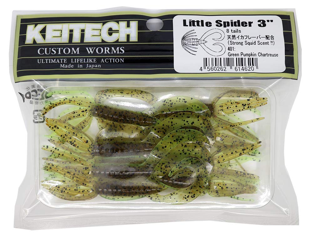 KeitechBass Fishing Scented Soft Bait Lure LITTLE SPIDER 3.0?