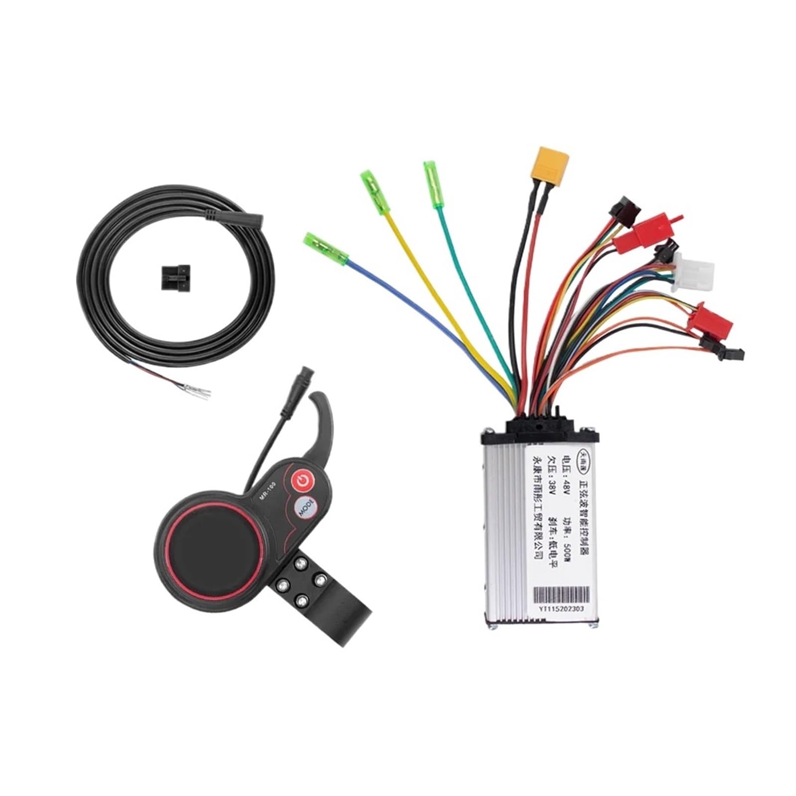Kit cavo controller cruscotto 36V 48V 500W Controller MR-100 Display LCD, for Kugoo, for accessori scooter elettrico M4 Cruscotto per scooter elettrico(48V)