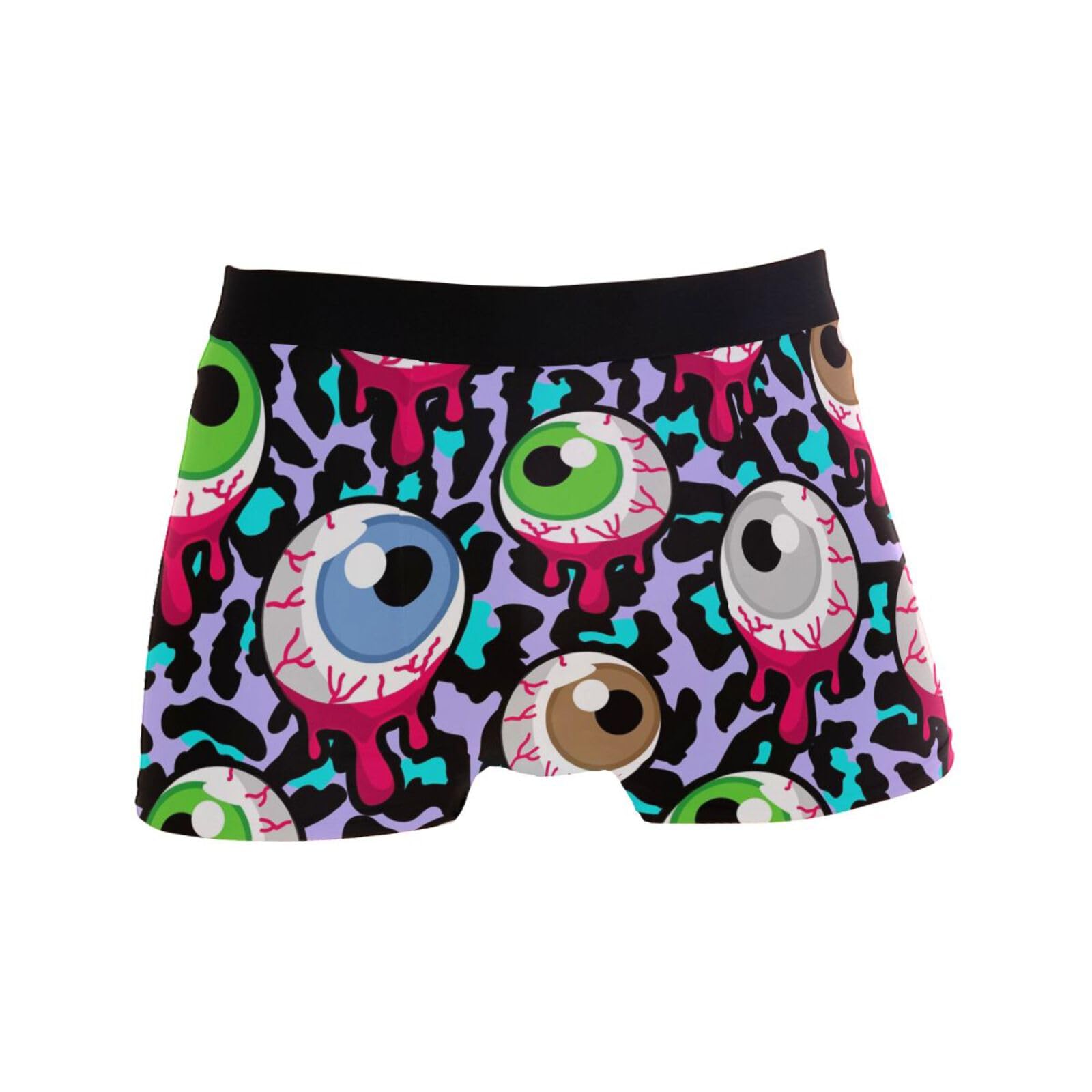 peiyeety Bloody Zombie Alien Eyeballs Mens Underwear Boxer Briefs
