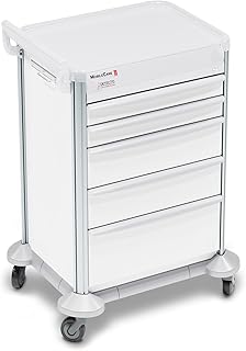 Detecto, 2022806, Mobile Care Medical Cart, Keyed Lock