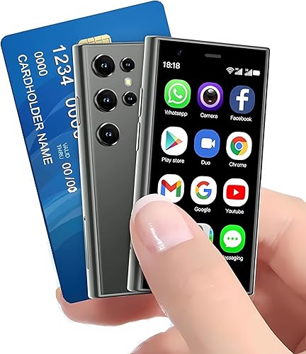 Broisae Mini teléfono celular desbloqueado 3G Mini Smartphone Android 8.1 Teléfono más pequeño del mundo 3.0 Pequeño Smartphone Dual Sim Teléfonos