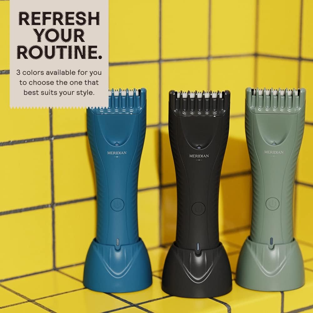 Buy Meridian The Trimmer Plus Electric Body & Pubic Hair Trimmer Waterproof and Cordless