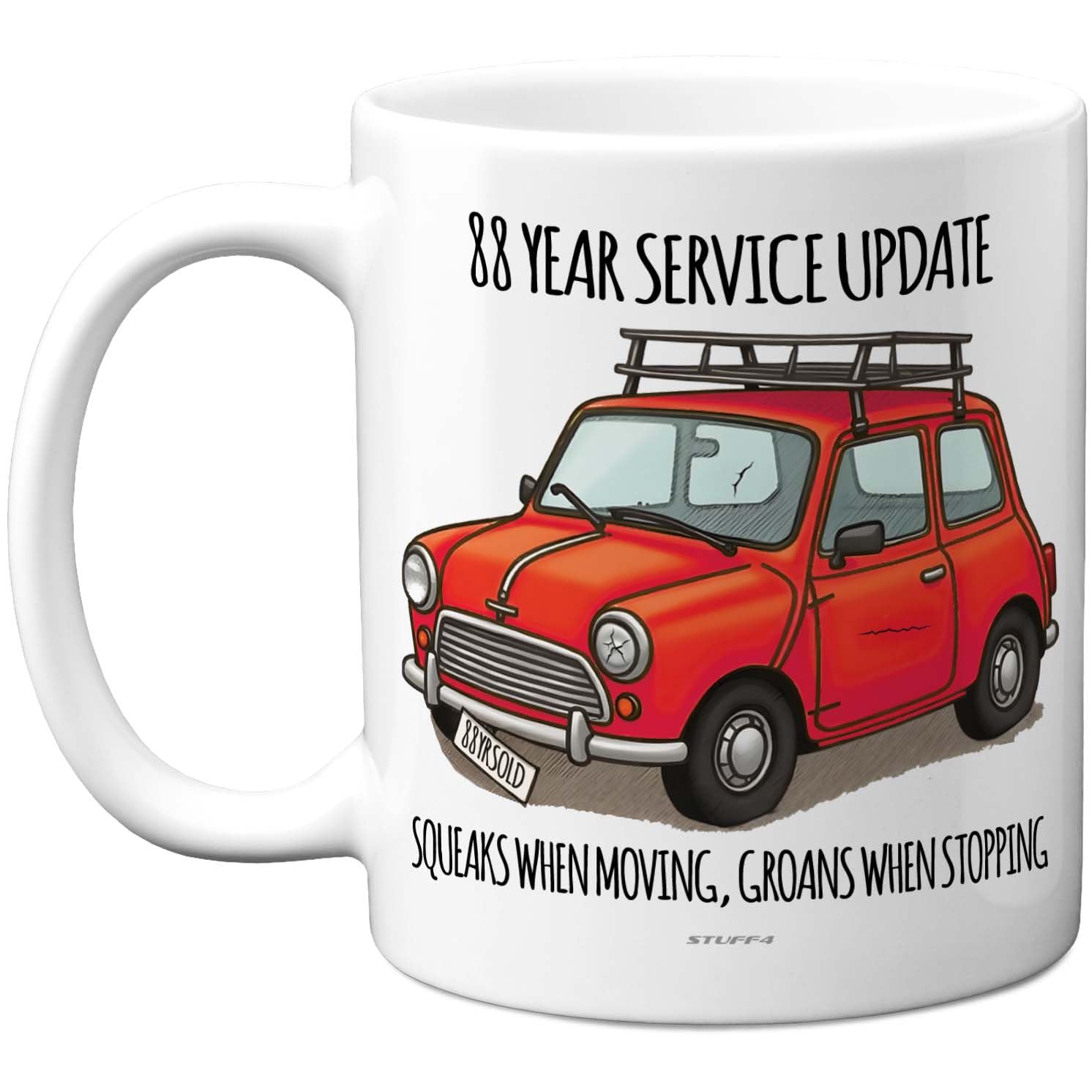 88th Birthday Gifts for Women Men, Cheeky Novelty Mug Service Update, Gag Joke Gifts, Perfect Funny Mugs for Eighty-Eight Eighty-Eighth Birthday Present, 11oz Ceramic Coffee Mugs