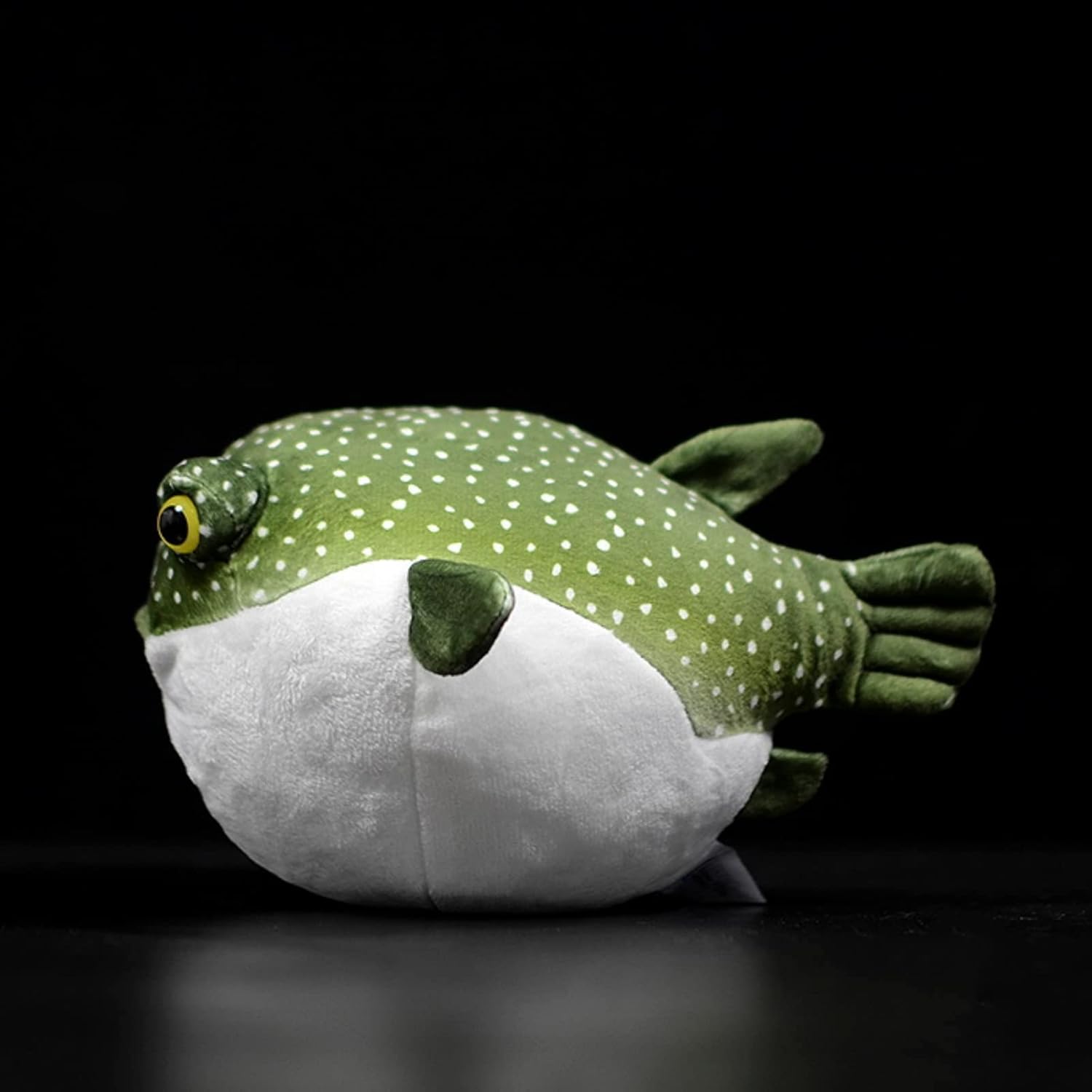 FRANKIEZHOU Pufferfish Plush Toy, Fish Stuffed Animal, Plush Toy, Gifts for Kids, Fish 7 Inches Green,Girl Toys,Gifts for Kids,Home Decor,Hugging Toy