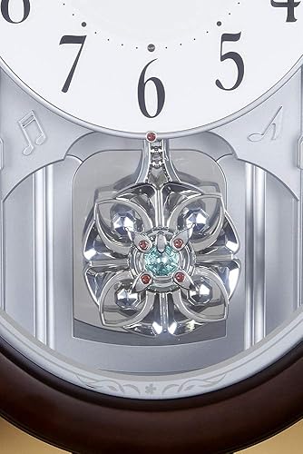 Miniatura 7 de Rhythm Clock s "Crystal Delight" Reloj de movimiento musical