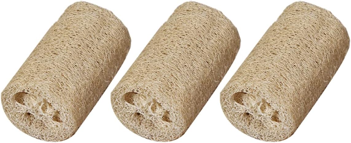 balacoo Hamster Toys 9pcs Chew Pet Guinea Teeth Hamster Loofah Sponge Toys Gerbil Slices Chewing Bird Light Chinchillas Bown Care Molar Rabbit Natural Hamsters Animal Grinding Gnawing Dish Bath