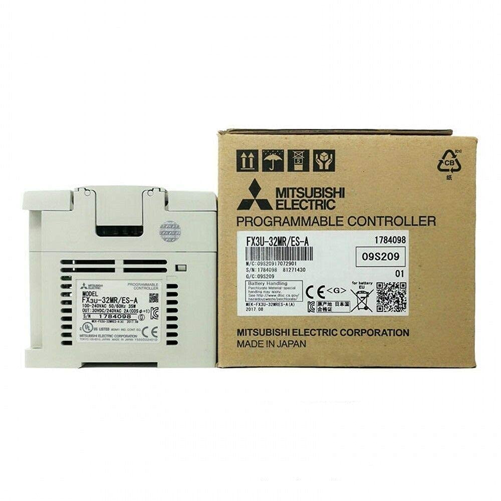 100% NEW MITSUBISHI PLC FX3U-32MR/ES-A IN BOX FX3U32MRESA