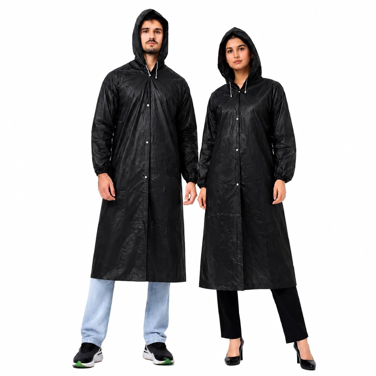 Eco-Friendly EVA Poncho Raincoat for Men & Women | Pack of 1
