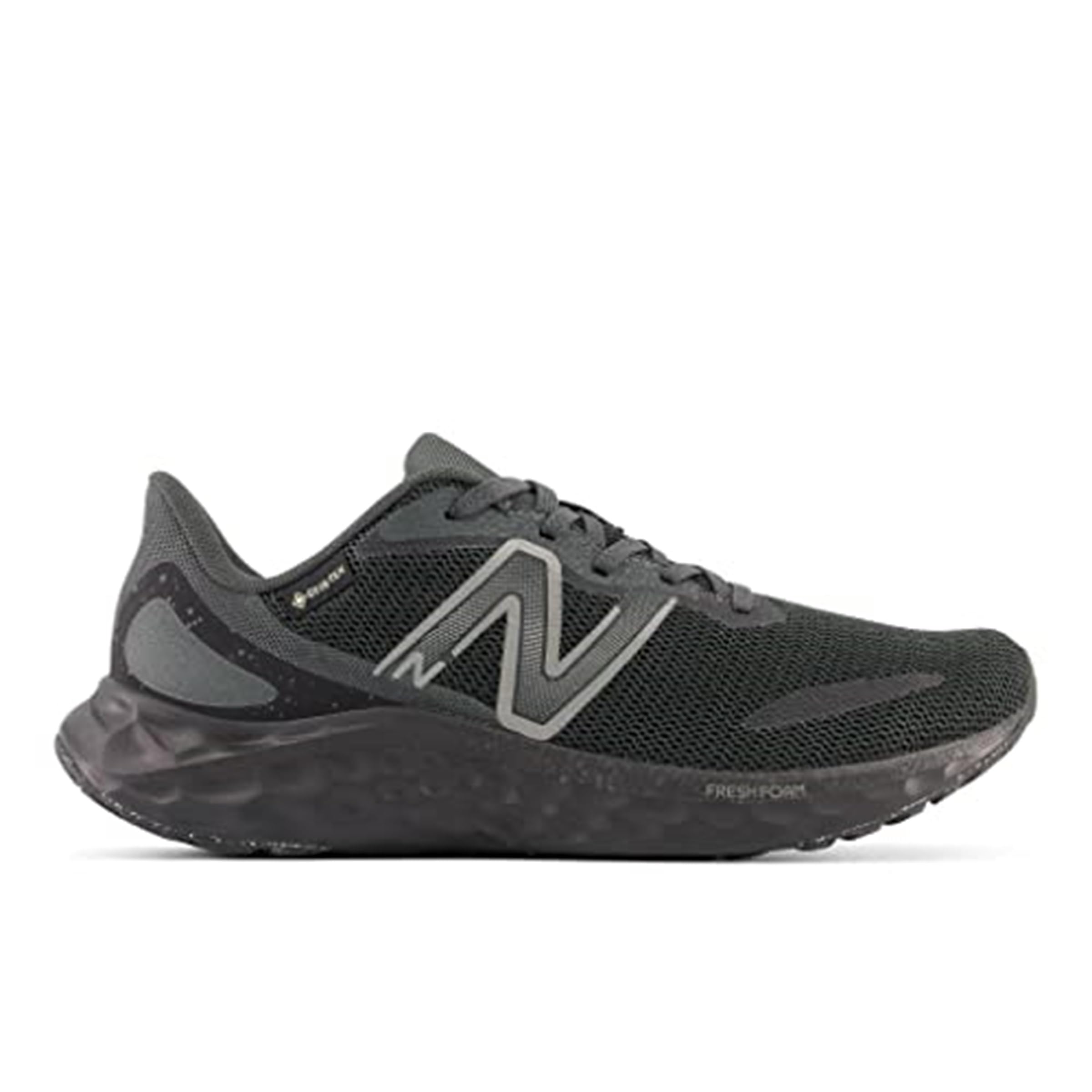 New Balance Women's Fresh Foam Arishi V4 Running Shoe, Black/Black, 5 Wide