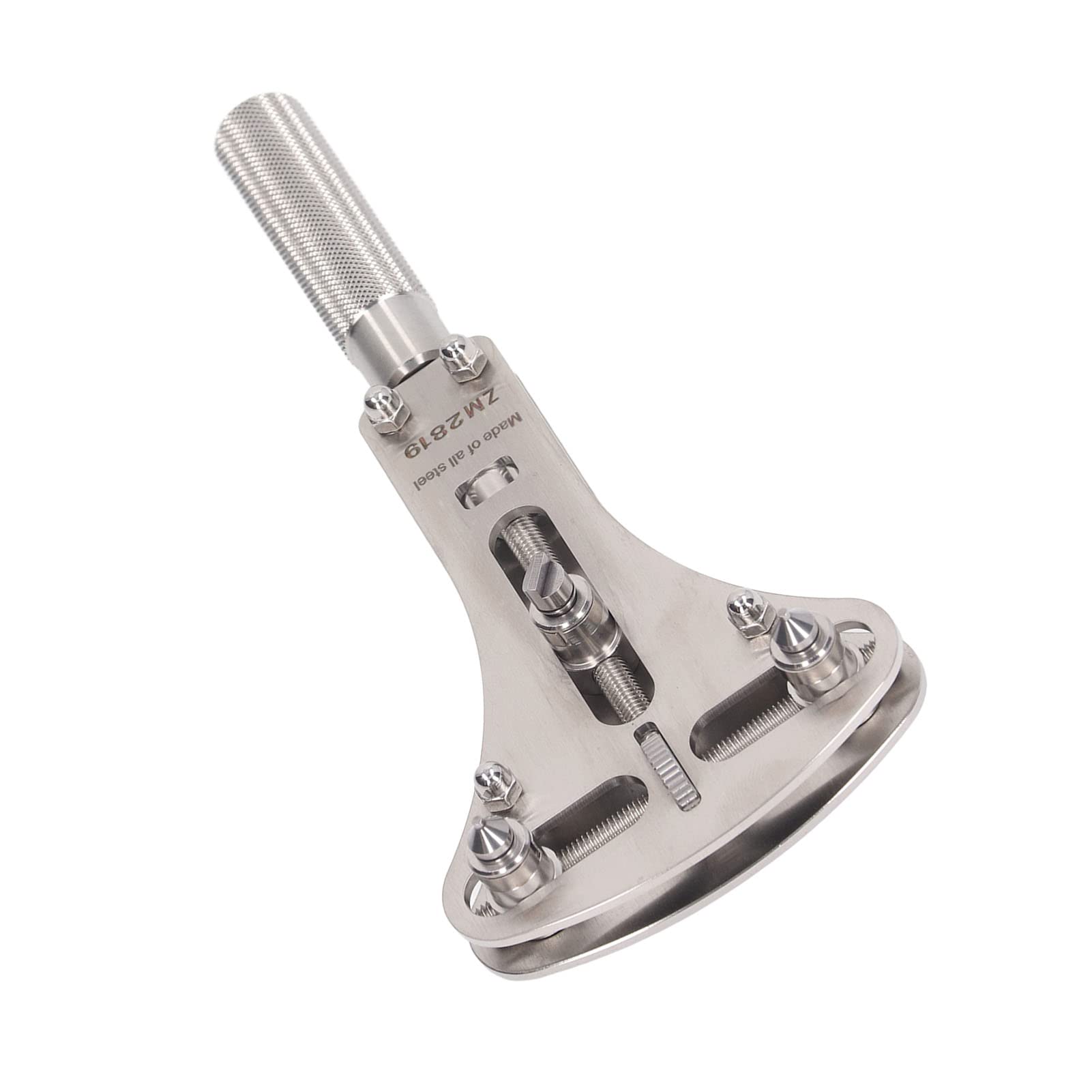 Abridor de reloj de 3 puntos, herramienta de reparación de reloj de pulsera de acero inoxidable, removedor de tornillo de batería, caja trasera
