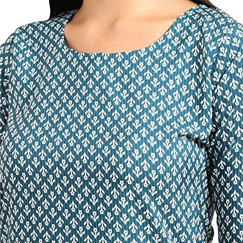 Image of Pinkmint Women's Crepe Digital Print Straight Kurta