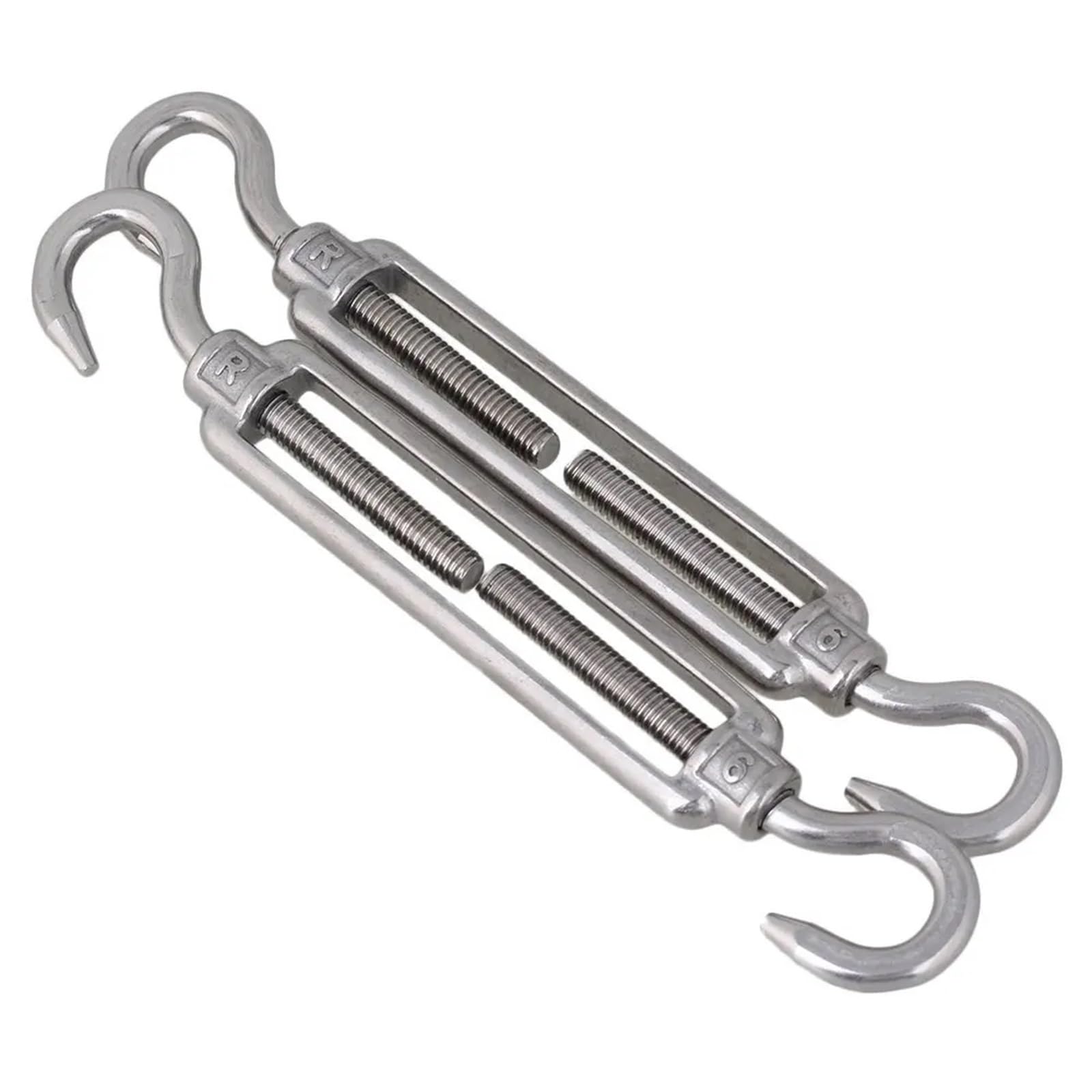 Tensor de alambre de Tensor, 304 Gancio in Acciaio Inox e Gancio M6 tenditori Regolabili for funi Metalliche Confezione da 10