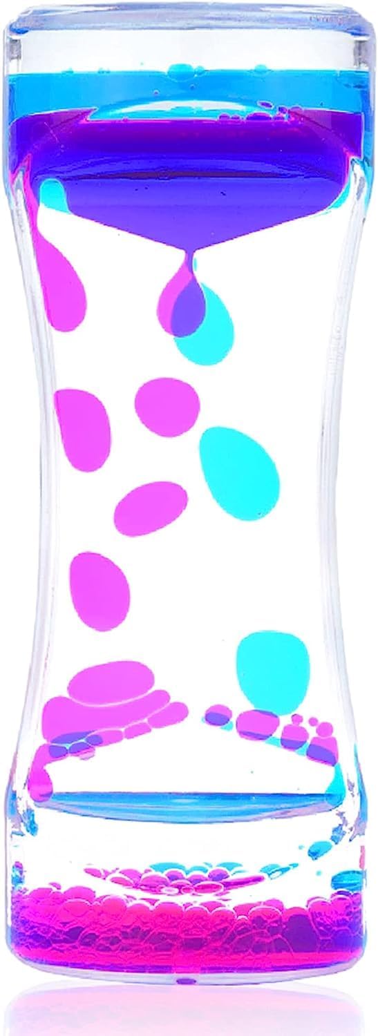 ANKZWEE Liquid Motion Bubbler Timer Sensory Toys for Relaxation,Water Motion Timer Fidget Toy Anxiety Toys for All Age,drip Oil Motion Bubble Sensory Play for Office Home Table Decoration (1 Pack) (B0CTQNXGRD) Amazon Price History, Amazon Price Tracker