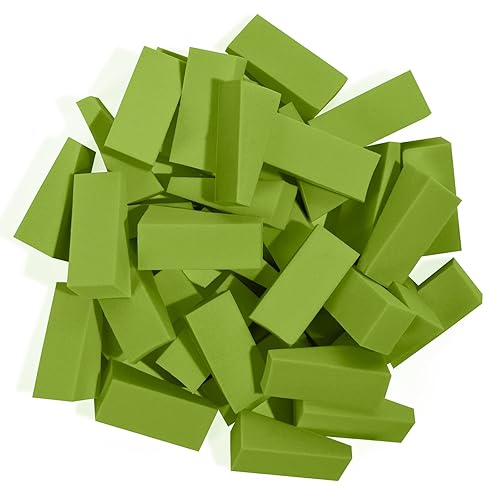 AUAUY 48 piezas de esponja de maquillaje en forma de cuña, mini cuñas aplicadoras, relleno cosmético sin látex, cuñas cosméticas, esponjas