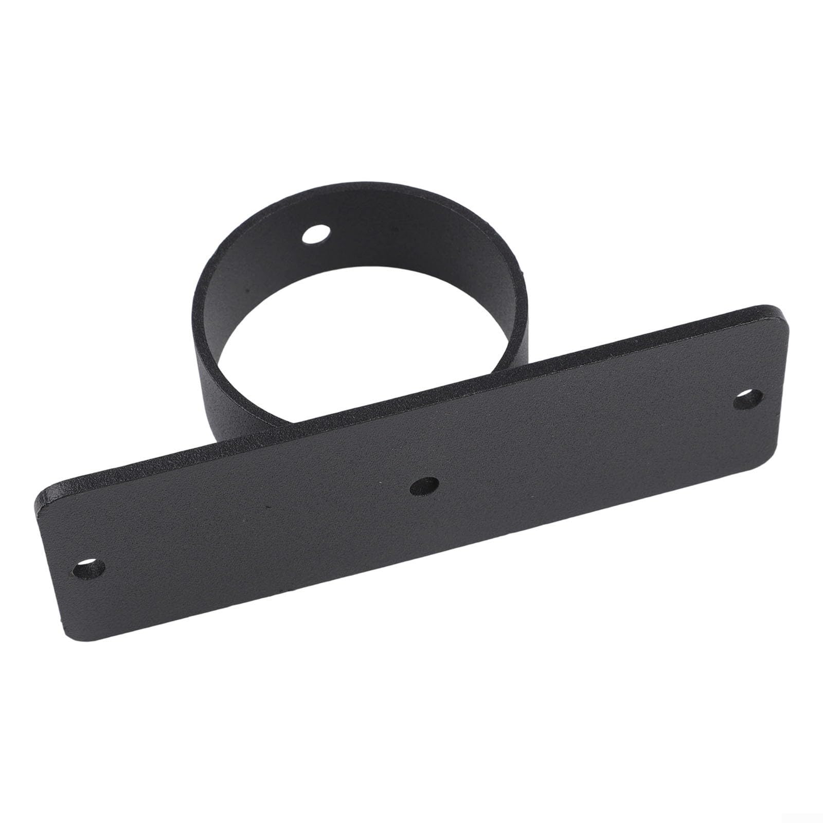 Juego de soportes de valla de cuerda de acero inoxidable 304 negro para asegurar cuerdas decorativas de hasta 2 pulgadas con accesorios incluidos, 5 soportes de cuerda de anillo para jardín al aire