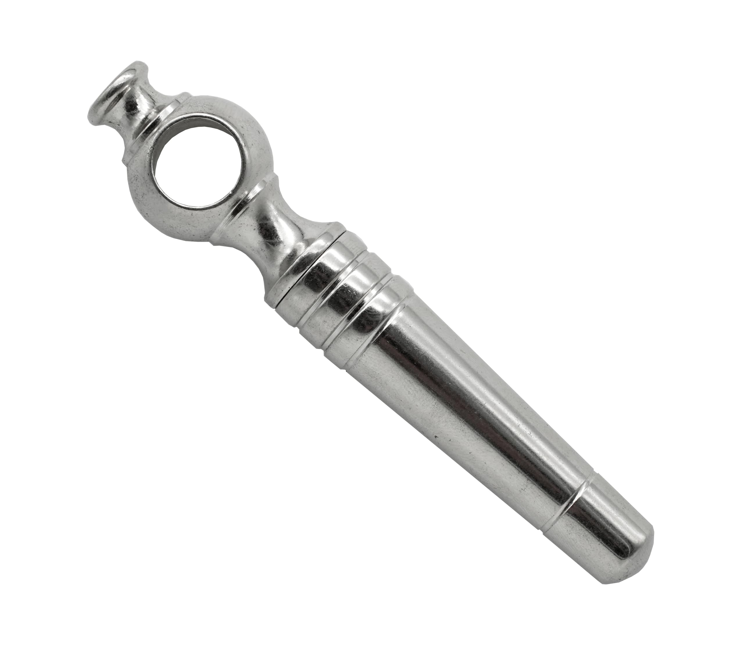 Tire-bouchon de poche chromé pour bouchons en liège Laiton 110 mm