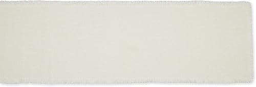 Miniatura 2 de DII Colección de mesa de lino, lavable a máquina, camino de mesa, 14.5x72, color crema