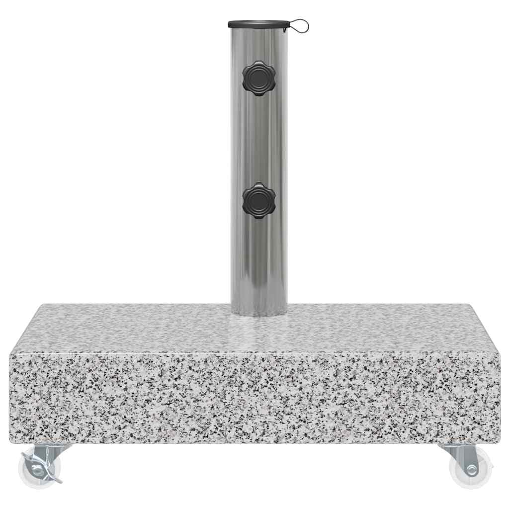 Socle de parasol Gris clair 45x25x8,3 cm Granite