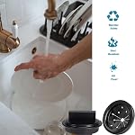 2PCS 3 1/8" Garbage Disposal Splash Guards and 3 Inch Garbage Disposal Stopper, Sink Baffle Drain Plugs for Waste King, EZ Mount Splash Guard 1025 for Whirlaway, GE Models
