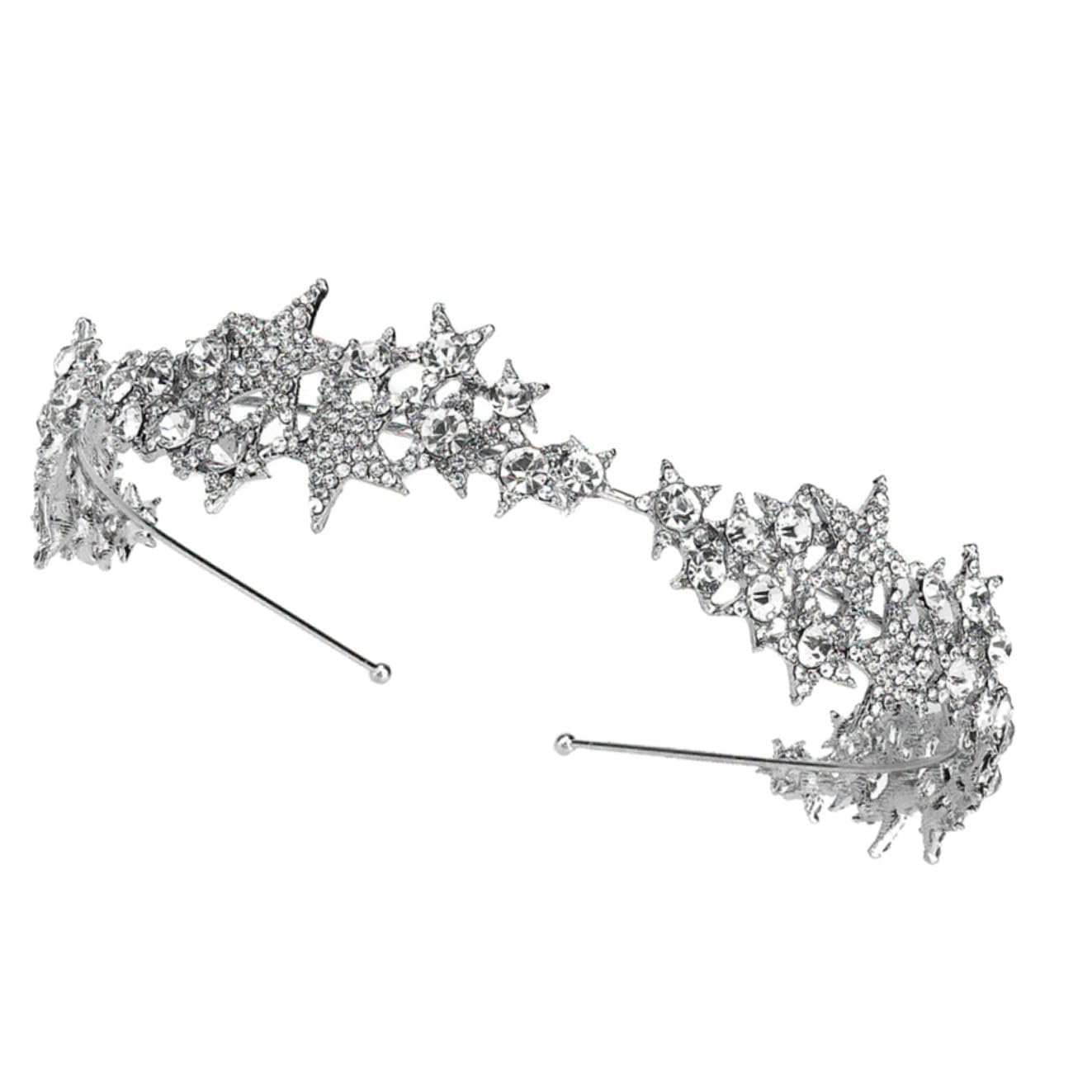 FOMIYES 3stücke Star Haarnadel Für Bräute Elegantes Wasserstein-haaraccessoire Funkelndes Headdress Für Hochzeiten Und Besondere Anlässe Silberschimmer Anpassbar An Verschiedene