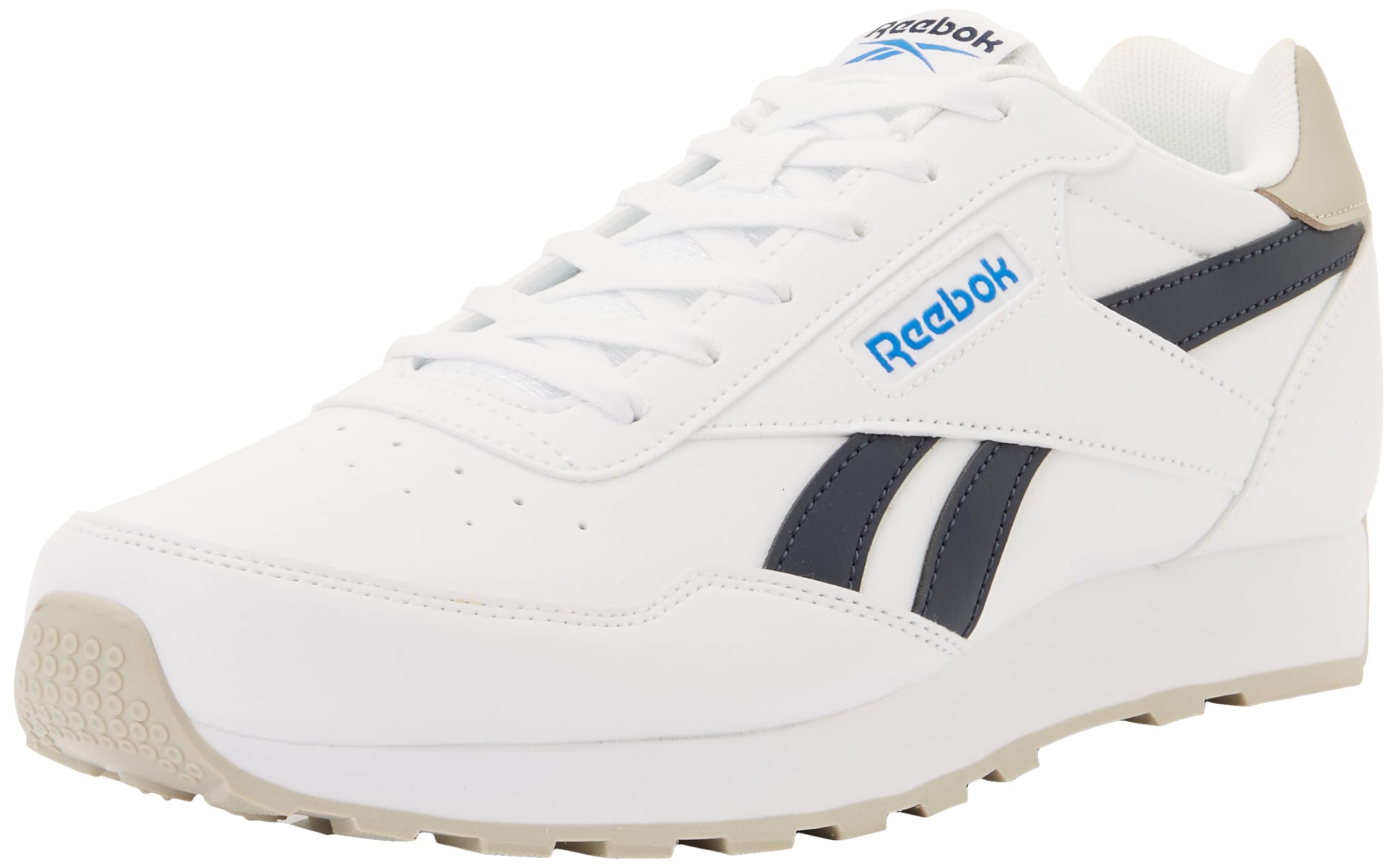 Reebok Unisex Rewind RunSneaker, White Vector Navy, 48.5 EU