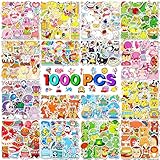 1000pcs Stickers Pack, Bulk Stickers for Teens, Adults, Waterproof Vinyl Stickers for Hyfroflask, Laptop, Cute Cool Sticker Pack for Teacher, Gift for Girls, Boys,